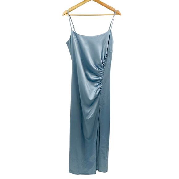 Reformation paisley satin dress mineral - Picture 3 of 8